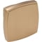 Jeffrey Alexander 1-3/4" Overall Length Satin Bronze Square Renzo Cabinet Knob 141L-SBZ - alternate 4